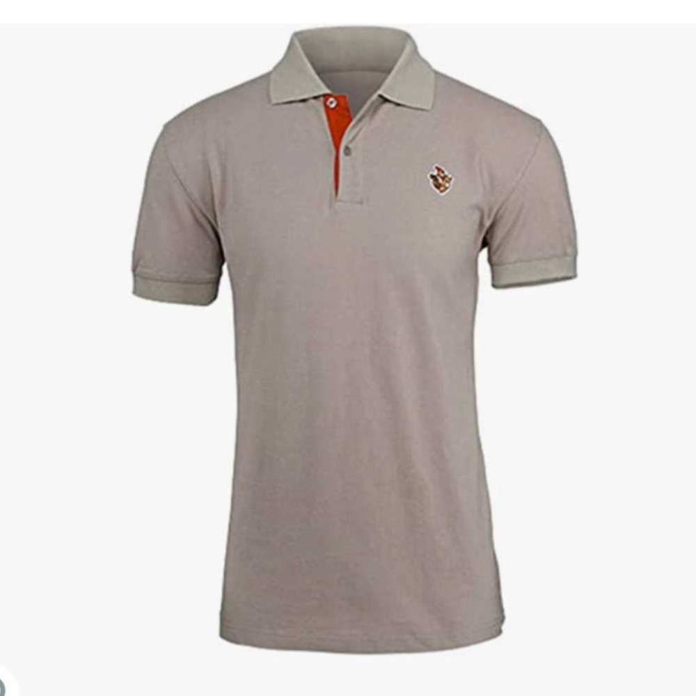 DOTA 2 Dolfrat & Roshinante Men's Polo Shirt In Tan Size XL